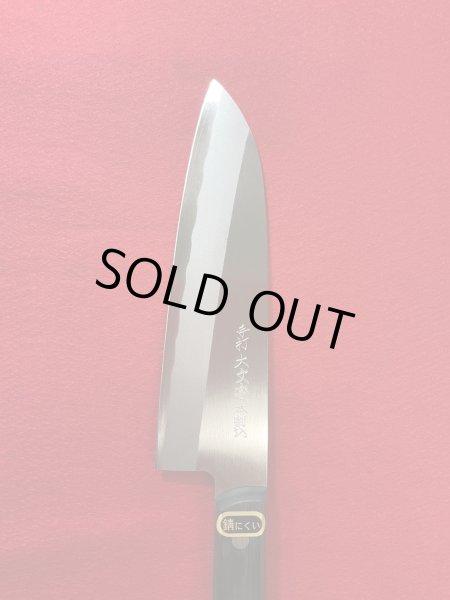画像3: 手打　大文字　本割込　料理包丁　160ｍｍ (3)