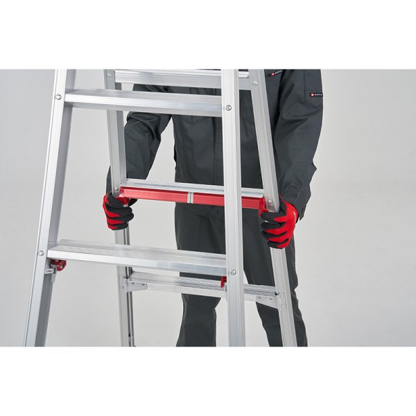 画像9: 【滋賀県内配達のみ】長谷川工業 はしご兼用伸縮脚立 RYR-18 6尺 シャガマン 上部操作タイプ (9)