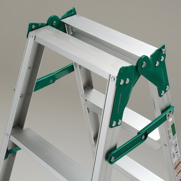 画像6: 【滋賀県内配達のみ】PiCa はしご兼用脚立 JOB-210E スーパージョブ (6)