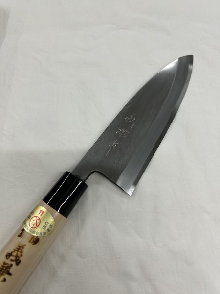 画像3: 義兼作 出刃包丁 和包丁 165mm (3)